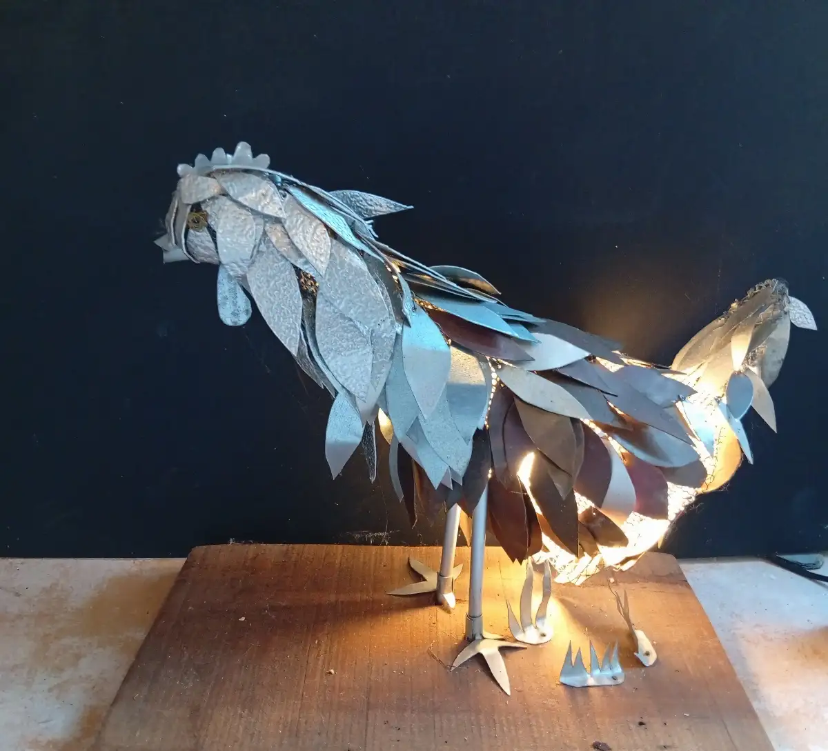 Lampe poule